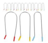 48 fermagli per bigodini caldi: fermagli elastici per bigodini caldi, perni di