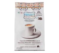 48 GATTOPARDO TODA CAFFE DAKAR Persistente compatibile con Dolce Gusto - 3 Sacchetti da 16 capsule compatibile con Nescafè Dolce Gusto -