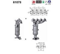 45 KW 61 CV CATALIZZATORE PER Kia Picanto SA 1.0 LPG