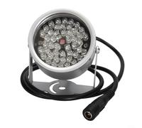 48 LED IR Illuminatore 850nm, IP66 Impermeabile Luce per Telecamera di Sicurezza CCTV, Accensione/Spegnimento Automatico, DC 12V