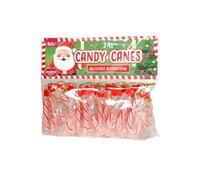 48 mini candy canes gusto fragola confezionati singolarmente! Aggiungi un tocco di dolce magia al natale con questo set perfetto per decorare l’albero, pacchetti regalo o segnaposto 192 g tot