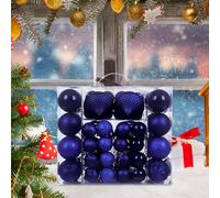 48 palline di Natale da appendere come decorazioni per feste, matrimoni e