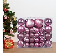 48 palline di Natale da appendere come decorazioni per feste, matrimoni e