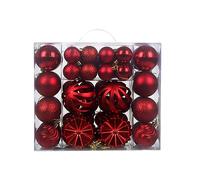 48 palline di Natale da appendere come decorazioni per feste, matrimoni e