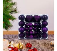 48 palline di Natale da appendere come decorazioni per feste, matrimoni e