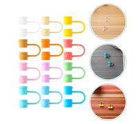 48 Pcs Copertura Cannucce Coperture Della Punta Cannuccia in Silicone