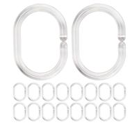 48 Pcs Gancio Per Tende Accessori Da Bagno Doccia Il Anelli Con in Plastica