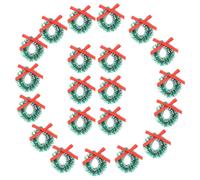 48 Pcs Mini Decorazioni Natalizie Ghirlanda Natalizia Piccola All'aperto