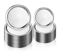 48 Pcs Wide Mouth Lids Mason Jar Coperchi Conserve Tappi Di Barattoli