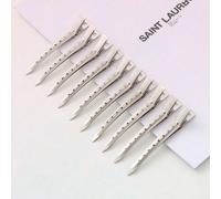 48 pezzi/24 pezzi/12 pezzi Fermagli per capelli a forma di papera in metallo per acconciature e divisione dei capelli delle donne, Forcine d'argento per capelli lunghi, Fermagli a coccodrillo per arri