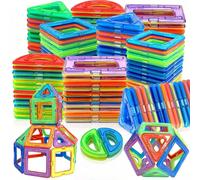 48 pezzi/68 pezzi Giocattoli di costruzione magnetici per bambini, particelle magnetiche grandi, assemblaggio, STEM educazione precoce, sviluppo intellettuale, regali di compleanno per bambini e bambi