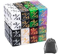 48 pezzi contatori dadi MTG D6 segnapunti segnalini colorati con sacchetto compatibili con Magic The Gathering CCG giochi di carte dadi fedeltà per mtg commander final fantasy token per magic