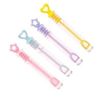48 pezzi di bacchette a bolle di bolle di massa, mini bacchette a bolle tubi giocattolo per la bacchetta portatile bomboniere per bambini divertenti per bambini