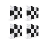 48 Pezzi di Bordo di Schiuma Acustica, Cunei Acustici di Isolamento Sonoro Pad di Isolamento Sonoro, per la Stanza di Gioco del Soffitto Dello Studio,