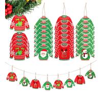 48 pezzi di ornamenti per l'albero di Natale, pendenti per albero di Natale,