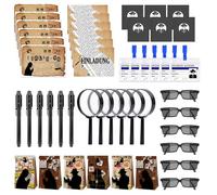 48 Pezzi Giocattolo Detective, Kit Spionaggio Gioco Detective, Detectives Kit di Spionaggio con penna UV, taccuino, lente d'ingrandimento giocattolo, per Il Gioco di Ruolo Detectiv
