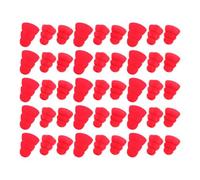 48 Pezzi Gommini di Ricambio in Silicone 3.8mm Rossi | Tre Misure Incluse, Foro Interno 3, 8mm, Compatibilità, Adatti a Pendolari e Ufficio