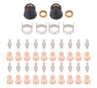 48 pezzi Kit elettrodo a punta IPT40, taglierina al plasma Set di materiali di consumo di manutenzione Accessori per taglieri di plasma per cut 55ds Pro Cut 65DS