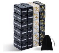 48 pezzi MTG Dadi contatore Abilità Parole chiave cubo Vita +1, Stats Buff Token cubo, Set di dadi MTG per TCG, accessori per giochi di carte