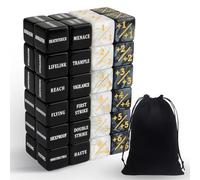 48 Pezzi MTG Dadi Contatore, Abilità Parole Chiave dadi Contatori, con Sacchetto di Velluto, Potenziare Statistiche Delle Creature Gettoni Dadi Fedeltà Contatori Vita Magici, per MTG, TCG