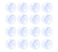 48 Pezzi Paracolpi Trasparenti Ventose Doppie in PVC | Distanza tra Vetro e Superficie, Riduce il Contatto Legno, Pulizia Semplice Acqua