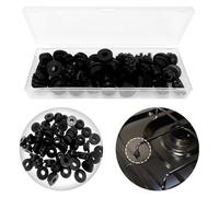 48 Pezzi Piedini in Gomma Fornello Camper, Gommini per Supporti per Pentole, Piedini in Gomma Antiruggine, Occhiello Passacavo in Gomma Compatibili con Dometic Smev Thetford Aste 5mm Camper Accessori
