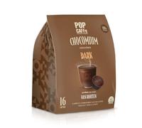 48 POP CAFFE CIOCCOLATA CHOCOMIUM DARK Capsule compatibili con Dolce Gusto - POP CAFFE E-GUSTO Cioccolata Chocomium Dark solubile compatibile con Macchine Nescafè Dolce Gusto - 3 Sacchetti da 16 -