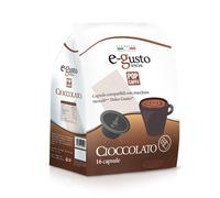 48 POP CAFFE Dolce Gusto CIOCCOLATO Capsule compatibili con Nescafe Dolce Gusto - 3 Sacchetti da 16 POP CAFFE E-GUSTO CIOCCOLATO solubile -
