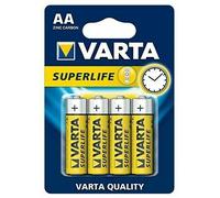 48 pz Batterie Varta Super Life Pile Stilo AA Blister da 4