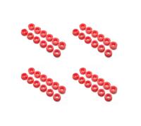 48 Pz / Boccole di Ricambio Kit Camber Posteriore Braccio di Controllo Inferiore EP-CA0111 per 88-05 Ek Eg Es Rosso
