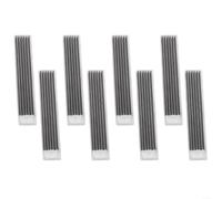 48 ricariche per matite per la lavorazione del legno, 2,8 mm, mine per traccianti, fori profondi, per costruttori, falegnami, corpi solidi, colore nero, 120 mm