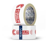 48 ROTOLI NASTRO ADESIVO SCOTCH SIGILLO DI GARANZIA 75 x 66