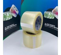 48 RT. NASTRO ADESIVO + LARGO 75X132 SCOTCH TRASPARENTE IMBALLAGGIO SILENZIOSO