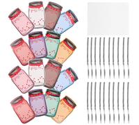 48 set di biglietti in barattolo di carta fai-da-te, biglietti d'auguri per San