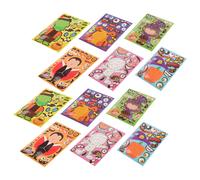 48 Sheets Adesivi Halloween Lavoretti Per Il Viso Di Faccia Zucca