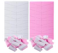 48 spugne cosmetiche triangolari per fondotinta, senza lattice, spugnette per trucco, spugnette per trucco per fondotinta in crema liquida, trucchi di Halloween