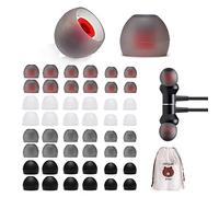 48 tappi per le orecchie impermeabili con cancellazione del rumore, Auricolare S/M/L 3 Taglie Accessori Per Cuffie Pad di Ricambio In-Ear con Sacchetto di Immagazzinaggio