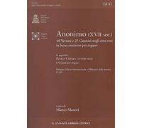 48 versetti e 25 canzoni negli otto toni in basso continuo per organo. Bologna, Museo Internazionale e biblioteca della musica P. 129. Ediz. italiana e inglese