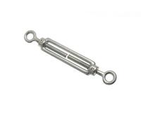 48 X Fibbia da Girare Filo Sforzare di Tensione Viti Occhio - Acciaio BZP 8mm