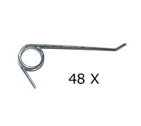48 x molla per rullo ventilatore EINHELL RG-SA 1433 / BG-SA 123 / ERL 500
