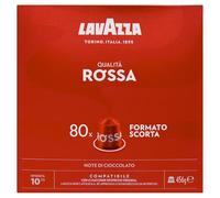 80 Capsule Caffè Lavazza Qualità Rossa compatibili Nespresso Alluminio