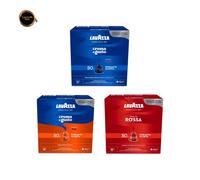 480 Capsule Caffè Lavazza Nespresso Alluminio Crema e Gusto, Rossa, Forte Mix