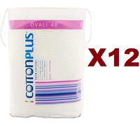 480 DISCHETTI STRUCCANTI COTTON PLUS OVALI 100% COTONE IDROFILO IPOALLERGENICO