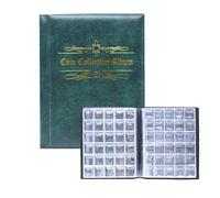 480 pezzi Collezionedimonete,Albumdimonete,Pezzo da collezione di album,Album Della Collezione Di Monete,Album Libro Per Collezionisti,Adatto per collezionare varie monete (verde)