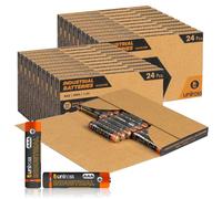 480 Pile Alcaline AAA / LR03 / Ministilo / 1,5V Uniross Industrial per Dispositivi Professionali Mouse Telecomandi Radio Torce e Giocattoli - 20 Box da 24 Batterie