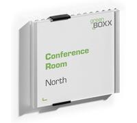 480223 Info Sign, Targa Fuoriporta, Alluminio E Acrilico, Inserto 149 X 148.5 Mm