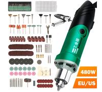 480W Mini Smerigliatrice Elettrica Incisore Lucidatrice Lavorazione Del Legno Set di Utensili Rotanti per Dremel Mini Trapano a Velocità Variabile