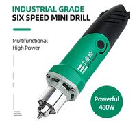 480W smerigliatrice elettrica incisore rettificatrice lucidatrice trapano Mini trapano elettrico lavorazione dei metalli lavorazione del legno Set di utensili rotanti