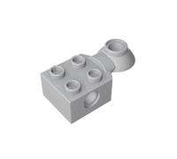 48170 Mattoncini a Cerniera Technic Speciali 2x2 con Foro per Perno, Mezza Sfera del Giunto di Rotazione 50 Pezzi GDS-1089-compatibile con Lego Colore:Gris bleuté clair 194