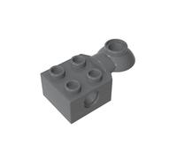 48170 Mattoncini a Cerniera Technic Speciali 2x2 con Foro per Perno, Mezza Sfera del Giunto di Rotazione, 50 Pezzi GDS-1089-compatibile con Lego Colore:Gris bleuté foncé 199